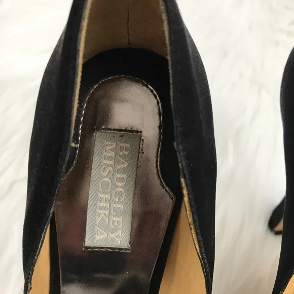 Badgley Mischka Peep Toe Heels - Picture 4 of 8